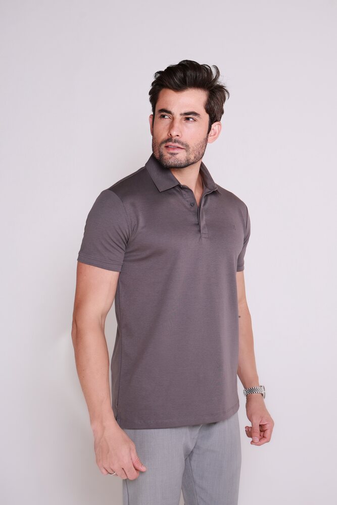 Polo Cinza Taupe